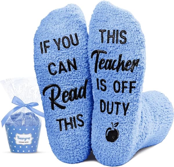 Teacher Appreciation Socks for Book Lovers - Graduation Gift