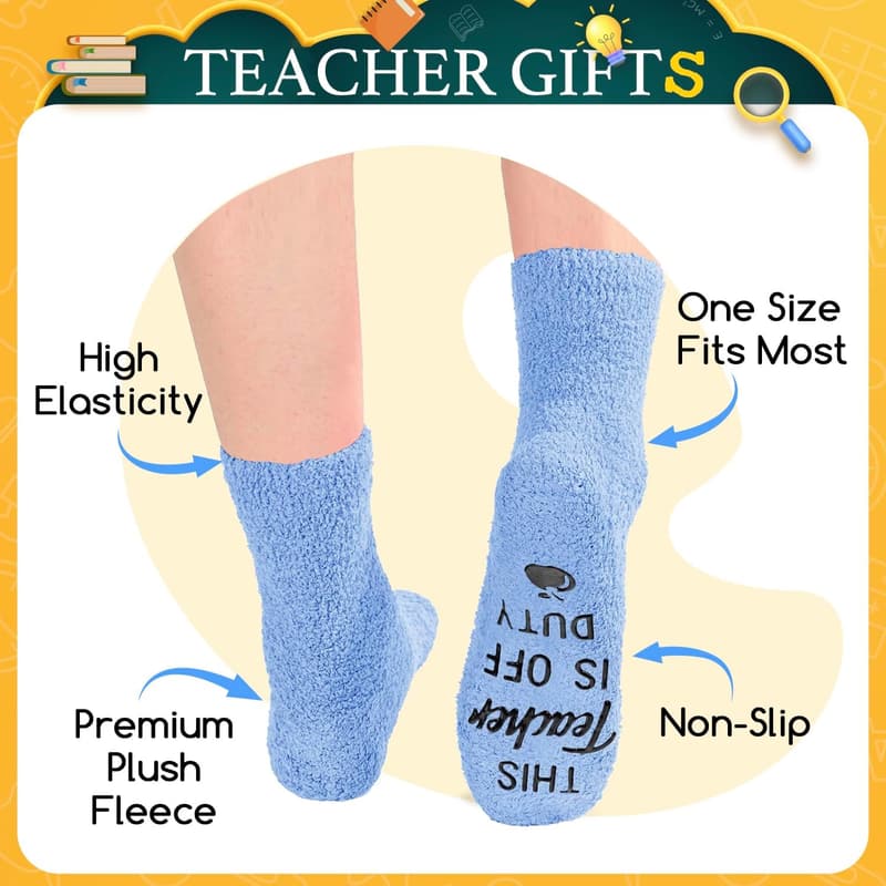 Teacher Appreciation Socks for Book Lovers - Graduation Gift