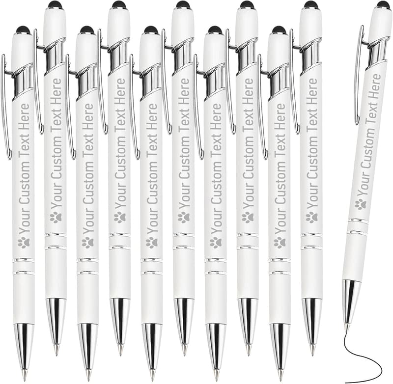 Personalized Engraved Pens - Custom Pack of 10 for Events
