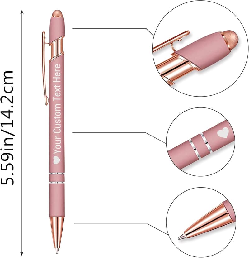 Personalized Engraved Pens - Custom Pack of 10 for Events