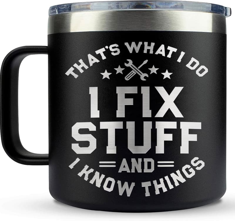 Father's Day Unique 14 oz Mug for Dad or Grandpa