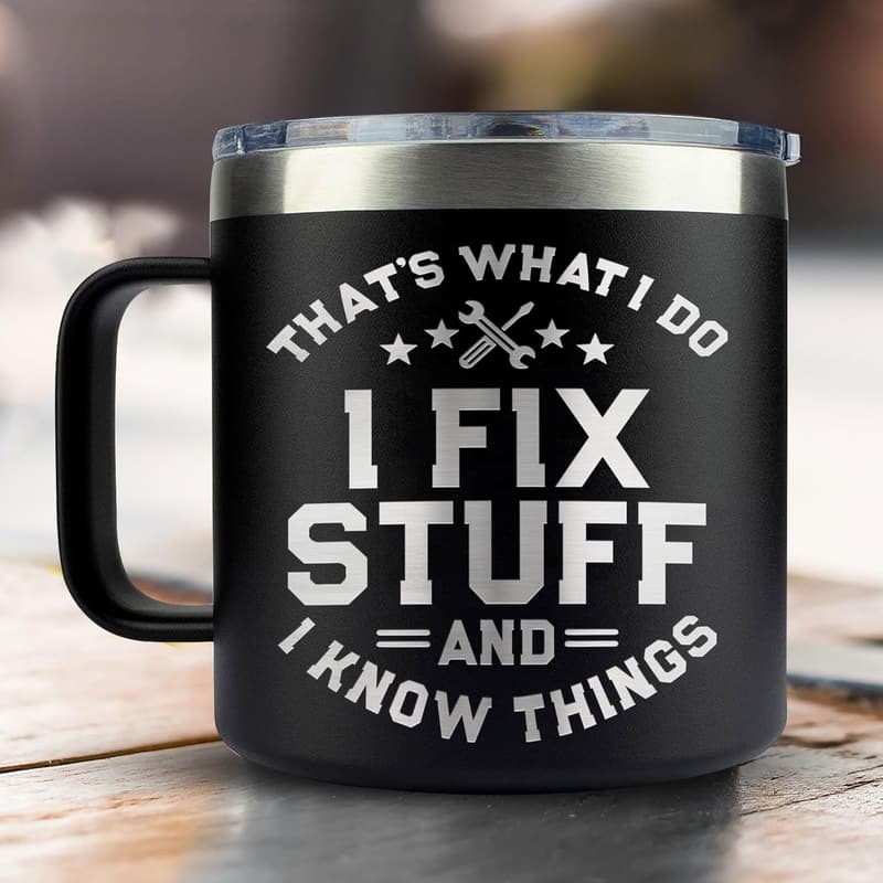 Father's Day Unique 14 oz Mug for Dad or Grandpa