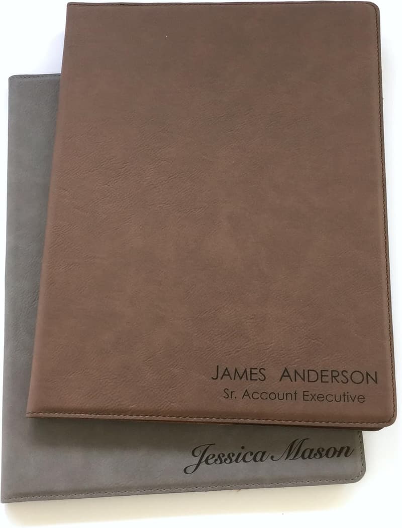 Personalized Engraved Padfolio for Professionals