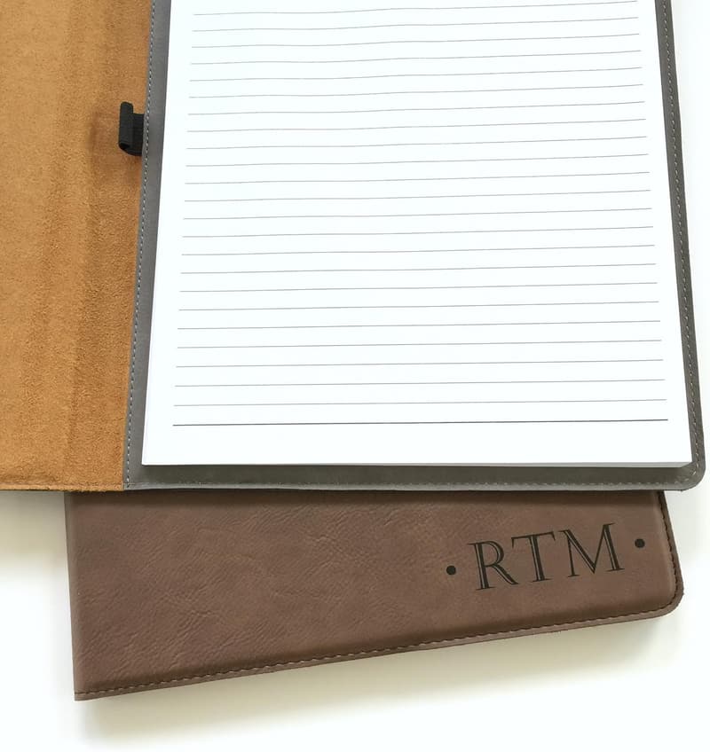 Personalized Engraved Padfolio for Professionals