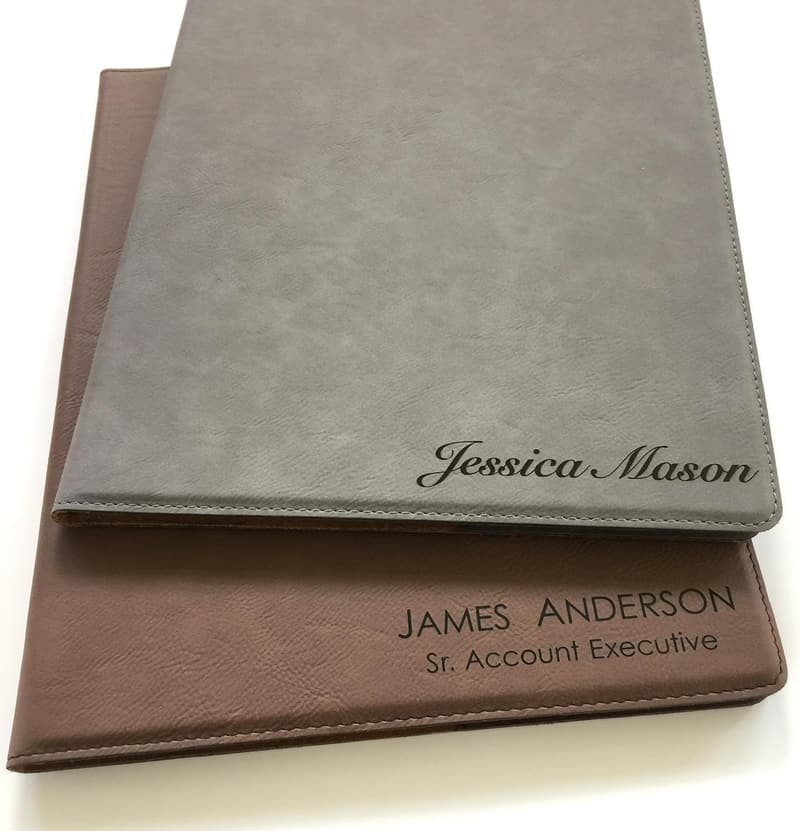 Personalized Engraved Padfolio for Professionals
