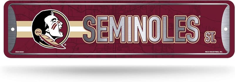 NCAA Metal Street Sign 4