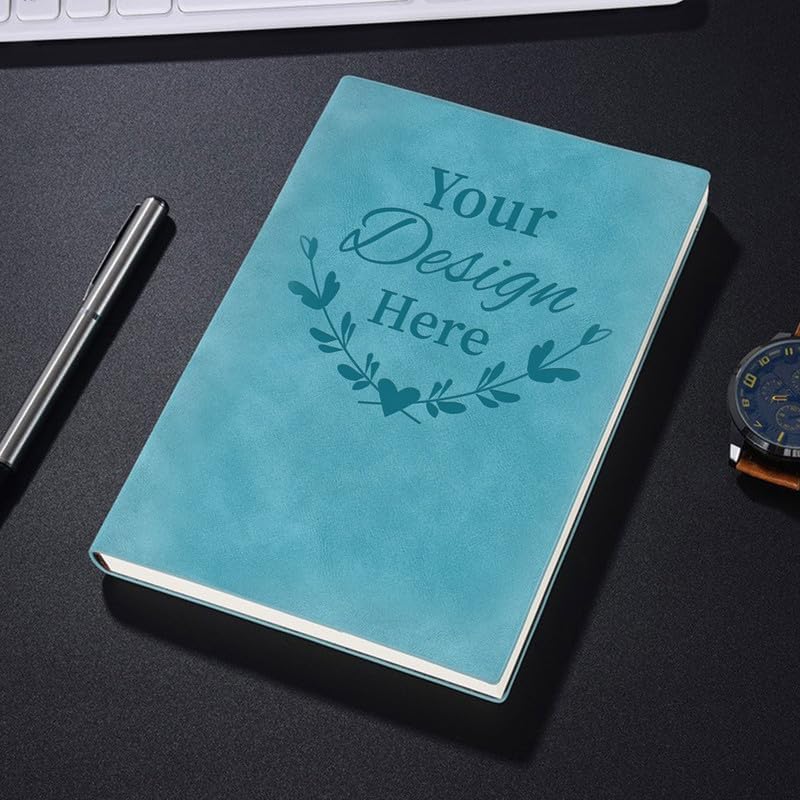 Personalized Leather Journal with Engraved Birth Flower - Custom Gift for All