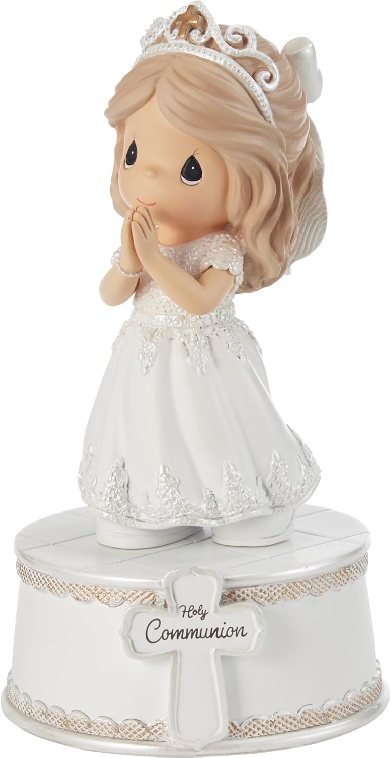 First Communion Musical Figurine for Girls - Plays