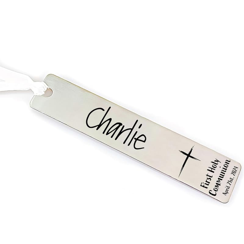 Personalized First Communion Bookmark Gift for Girls