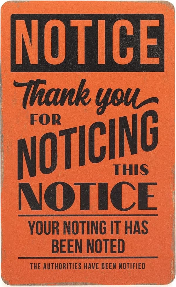 Funny Wood Wall Sign for Man Cave or Garage Decor