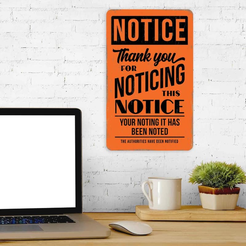 Funny Wood Wall Sign for Man Cave or Garage Decor