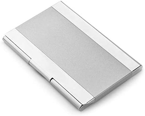 Custom Engraved Two-Tone Business Card Holder for Professionals