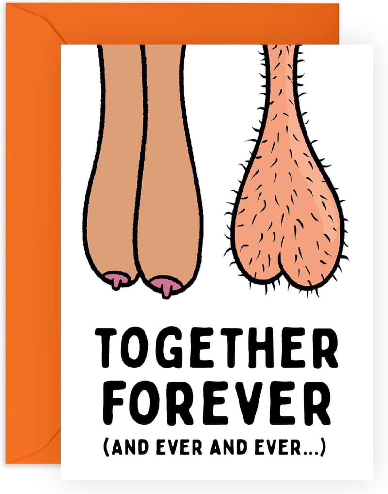 Funny Wedding Anniversary Card for Couples - Bronze/Silver/Gold