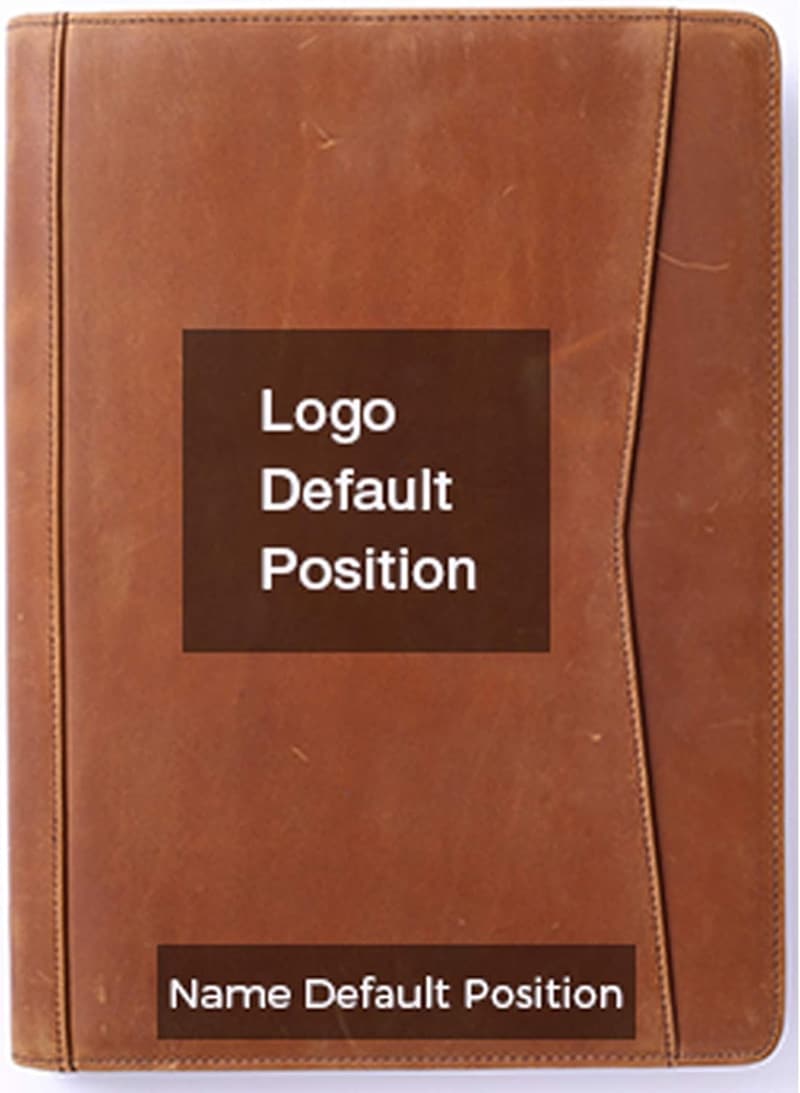 Father's Day Personalized Engraved Leather Portfolio for Men