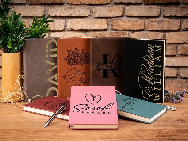 Personalized Leather Journal - Custom Notebook for All