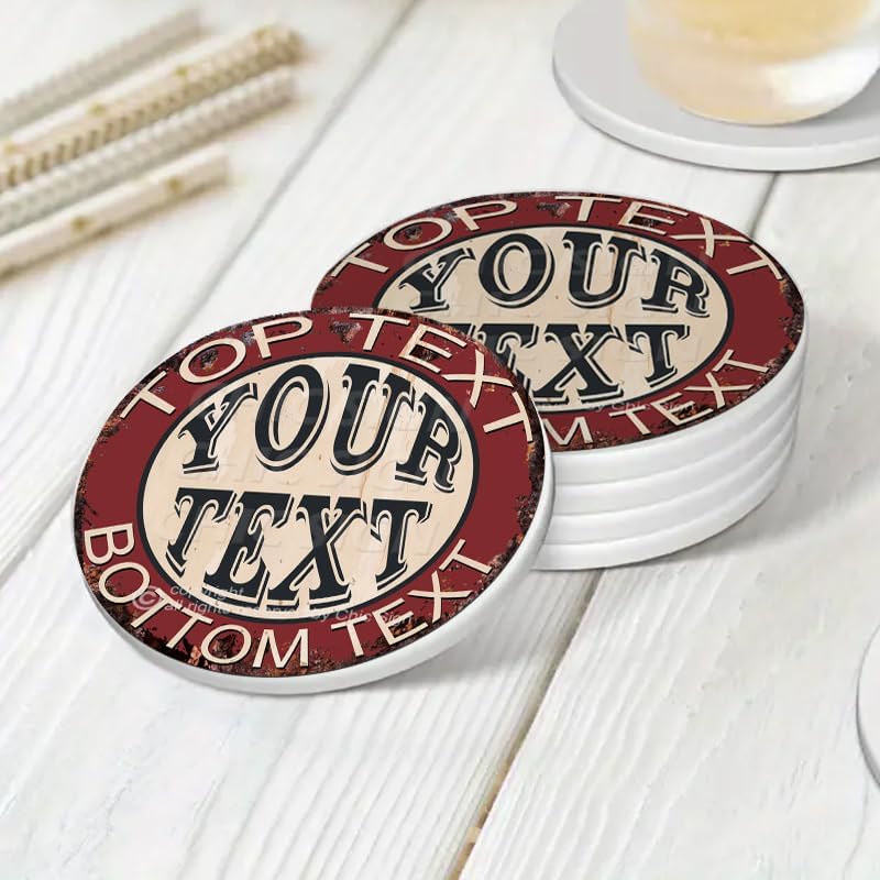 Personalized Rustic Vintage Aluminum Sign for Man Cave Decor