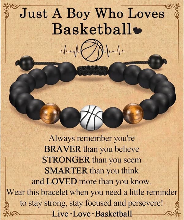 Sports Bracelet for Boys - Ideal Birthday or Graduation Gift