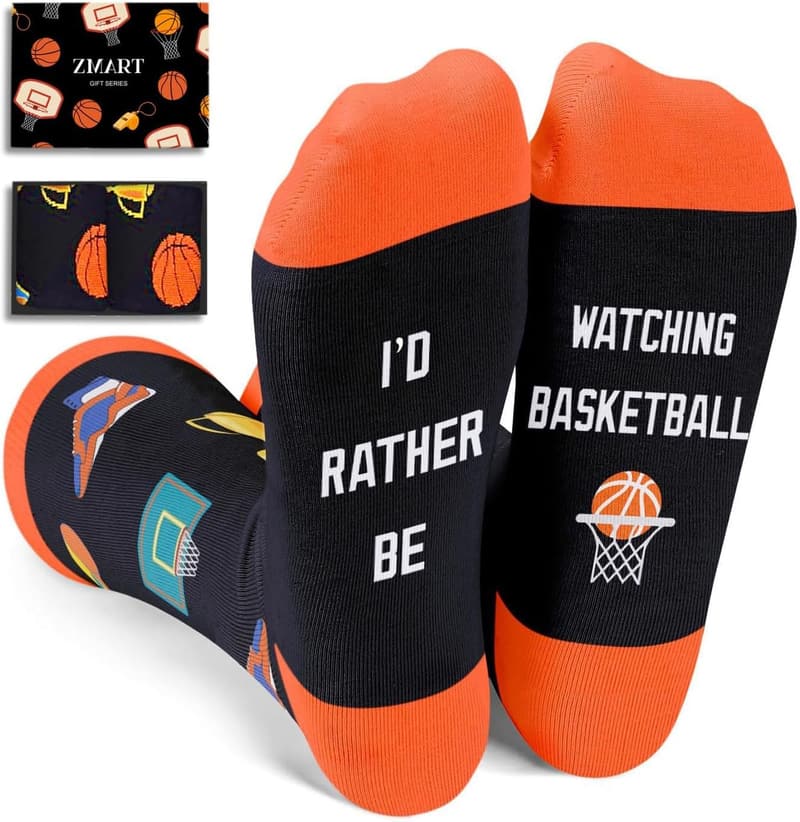 Sports Gift Socks for Men and Women – Softball, Basketball, Hockey