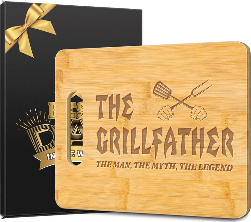 Engraved Cutting Board for Dad - Unique Gift for Father's Day