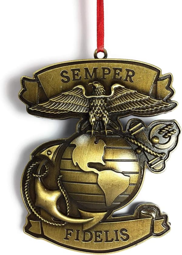 Marine Corps Semper Fidelis Christmas Ornament