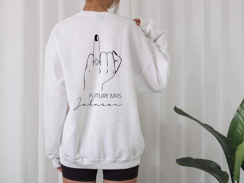 Future Mrs. Sweatshirt - Custom Engagement Gift