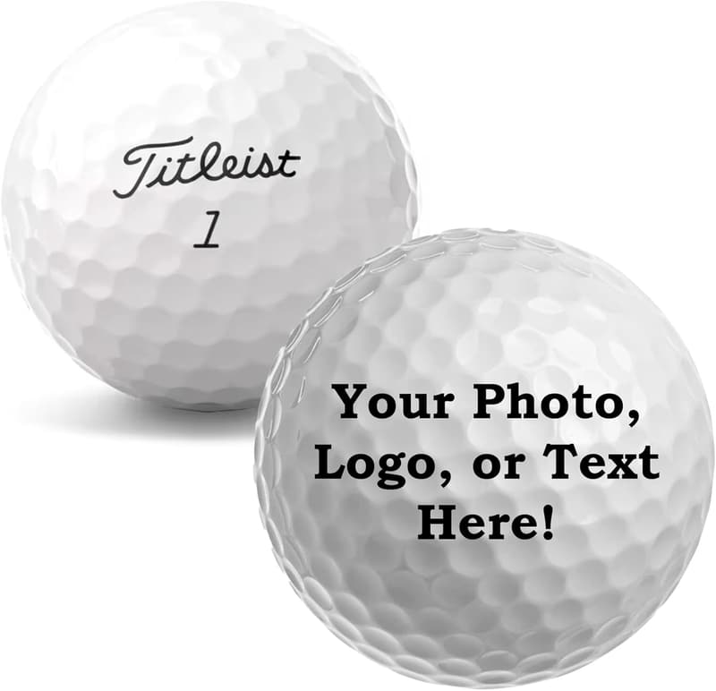 Personalized Titleist ProV1 Golf Balls - 12 Pack with Custom Image