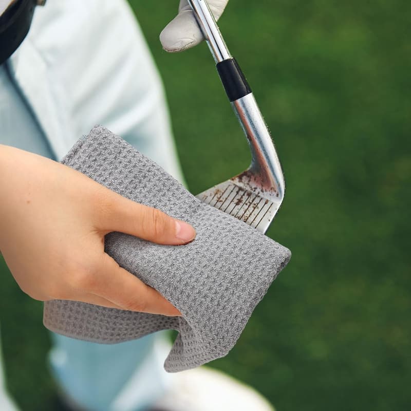 Funny Golf Towels Set with Clips - Ideal Golf Gifts for Men & Women