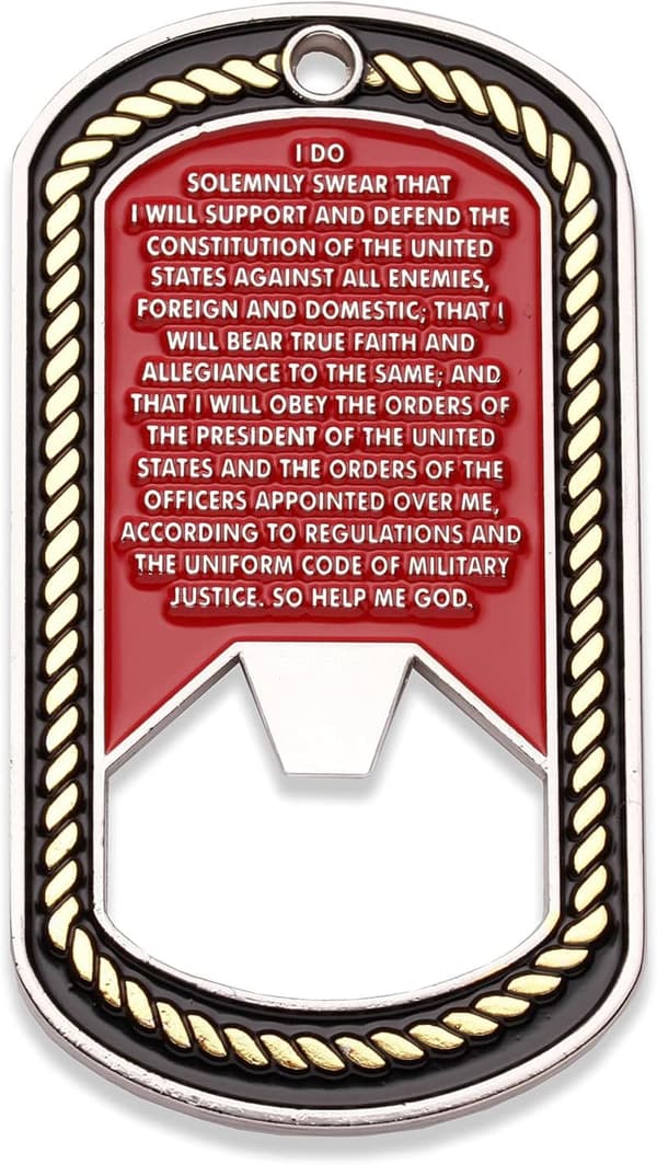 USMC Challenge Coin - Marine Corps Bottle Opener