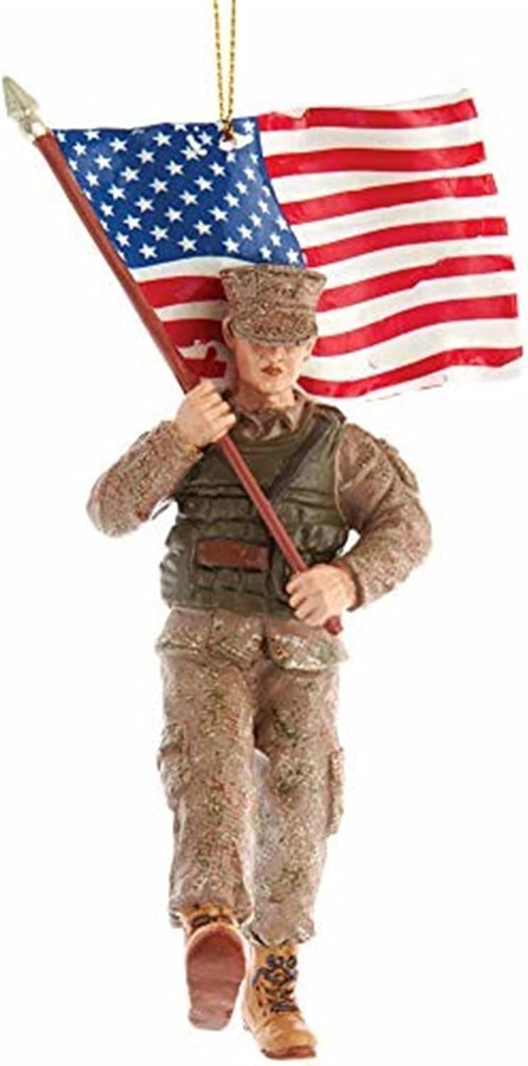 UNS. Marine Corps Soldier Ornament - Officially Licensed