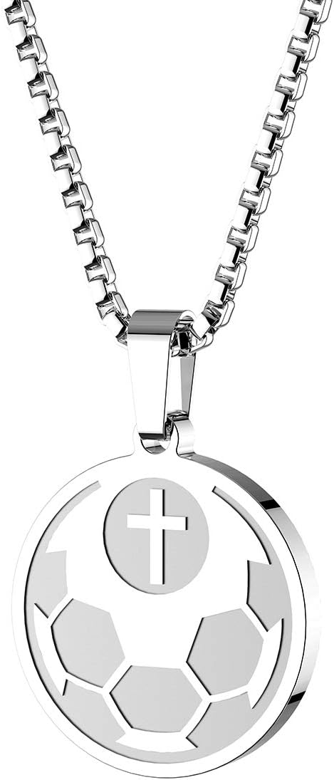 Inspiring Sports Pendant Necklace for Athletes - Phil 4:13