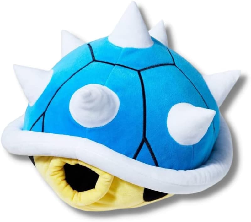 Super Mario Blue Spiny Shell Plush Pillow for Kids