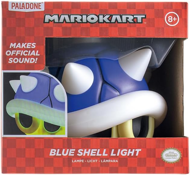 Super Mario Blue Shell Light with Sound | Gaming Décor