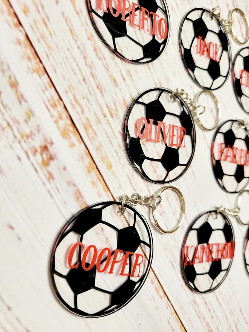 Soccer Coach Personalized Sports Keychains & Bag Tags