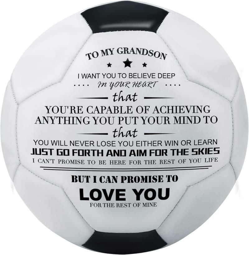 Custom Engraved Soccer Ball with Premium Pump for All Ages