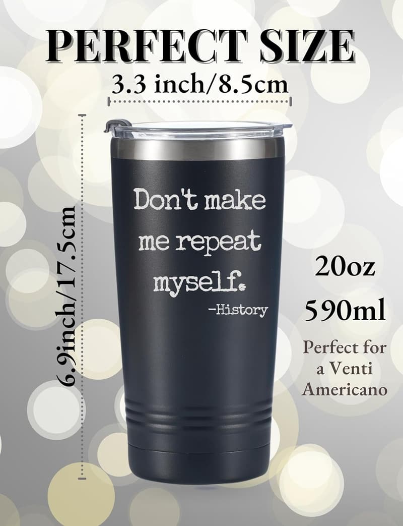Teacher Appreciation: 20oz Stainless Steel Tumbler with Lid & Straw