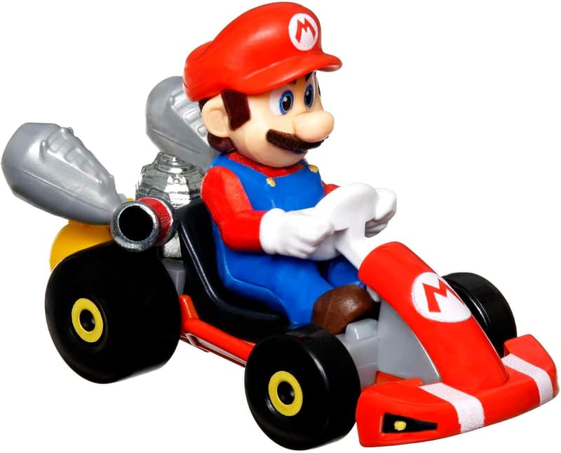 Hot Wheels Mario Kart 1:64 Die-Cast Vehicle - Mario Standard Kart
