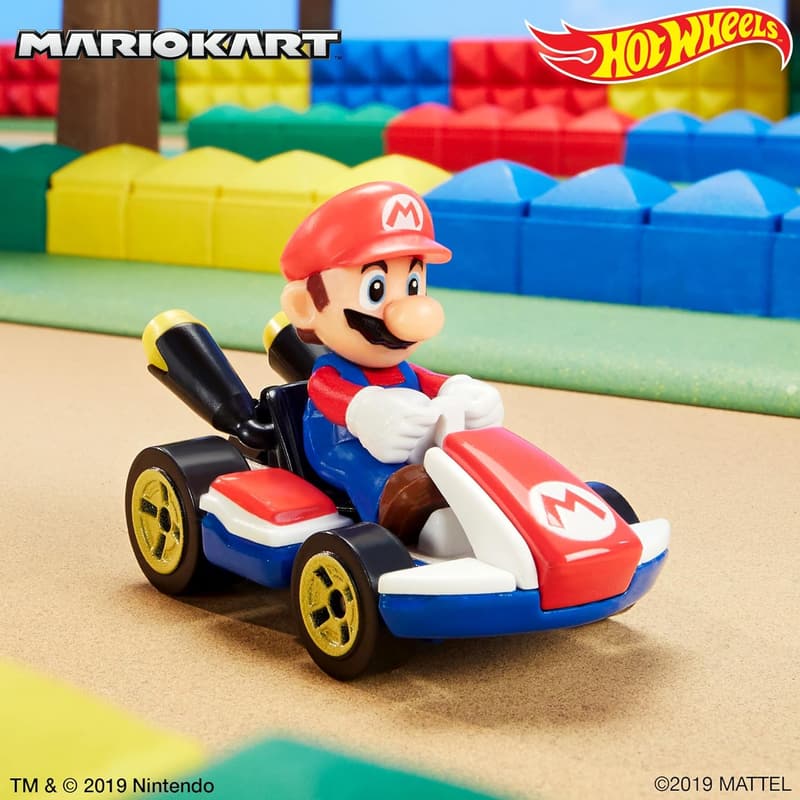 Hot Wheels Mario Kart 1:64 Die-Cast Vehicle - Mario Standard Kart
