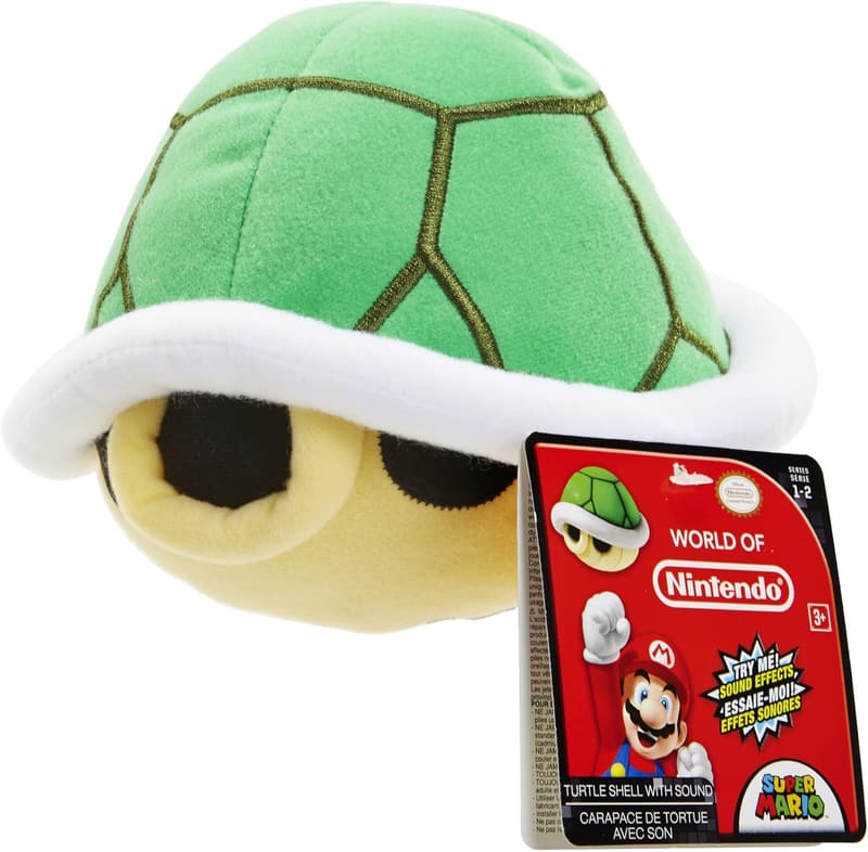 Green Turtle Shell Plush Toy – Nintendo SFX Collection