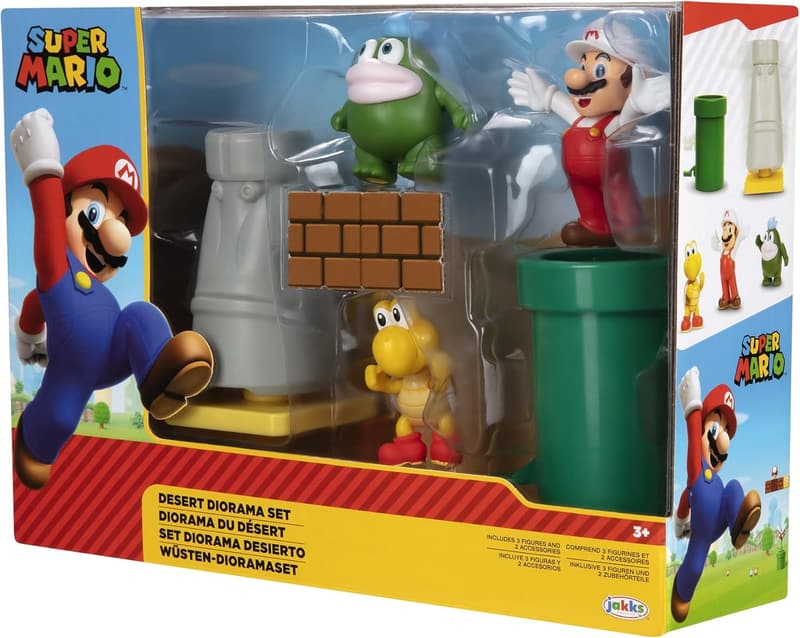Super Mario 2.5-Inch Action Figure Desert Playset
