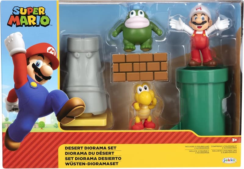Super Mario 2.5-Inch Action Figure Desert Playset