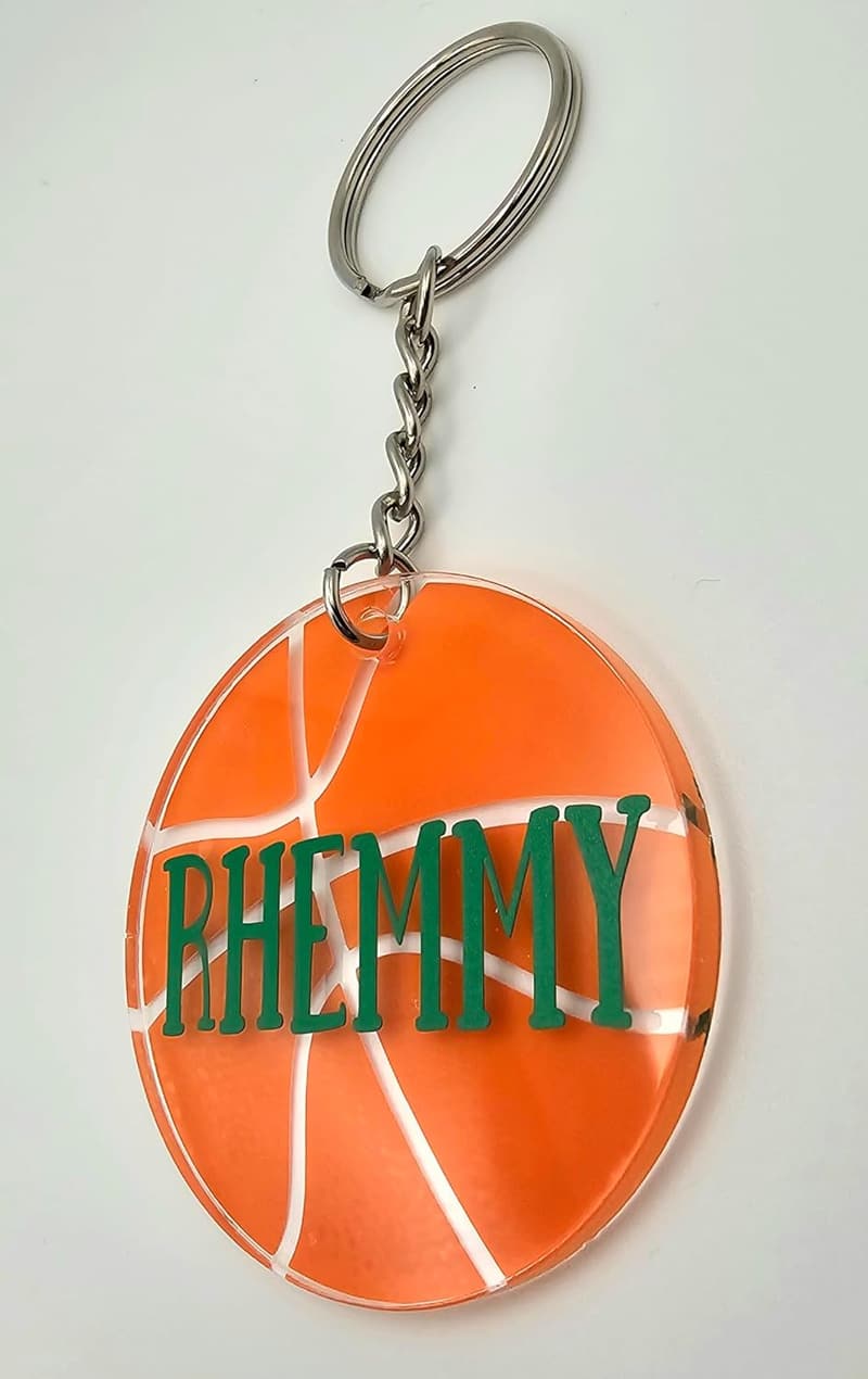 Personalized Basketball Keychains - Team & Coach Gifts
