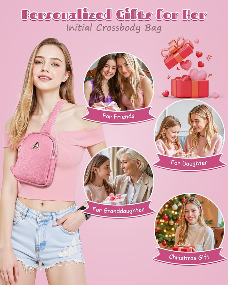 Personalized Crossbody Bag for Graduating Teen Girls