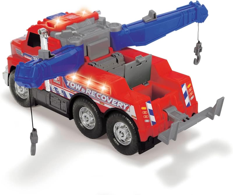 12-Inch Red/Blue Tow Truck by Dickie Toys
