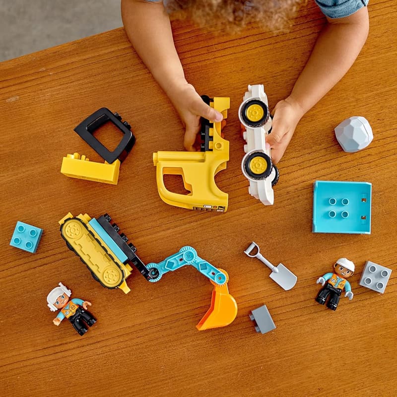LEGO DUPLO Town Truck & Excavator Set for Toddlers 2-4
