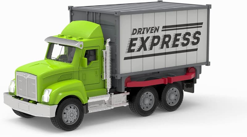 Toy Container Truck with Lights & Sounds for Kids 3+