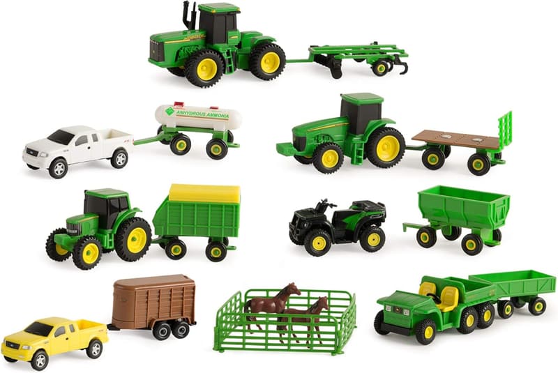 John Deere 26-Piece Toy Truck & Tractor Farm Set