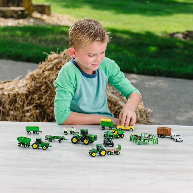 John Deere 26-Piece Toy Truck & Tractor Farm Set