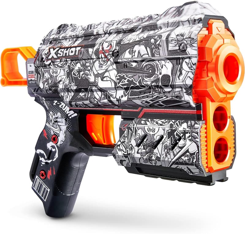 X-Shot Skins Flux Dart Blaster Set with 16 Darts
