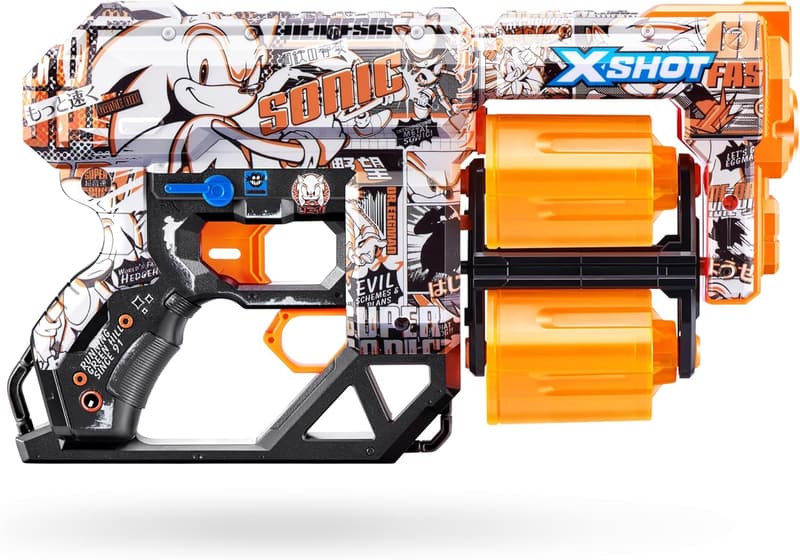 Dread Sonic Retro Foam Blaster with 24 Darts - Malice Skin