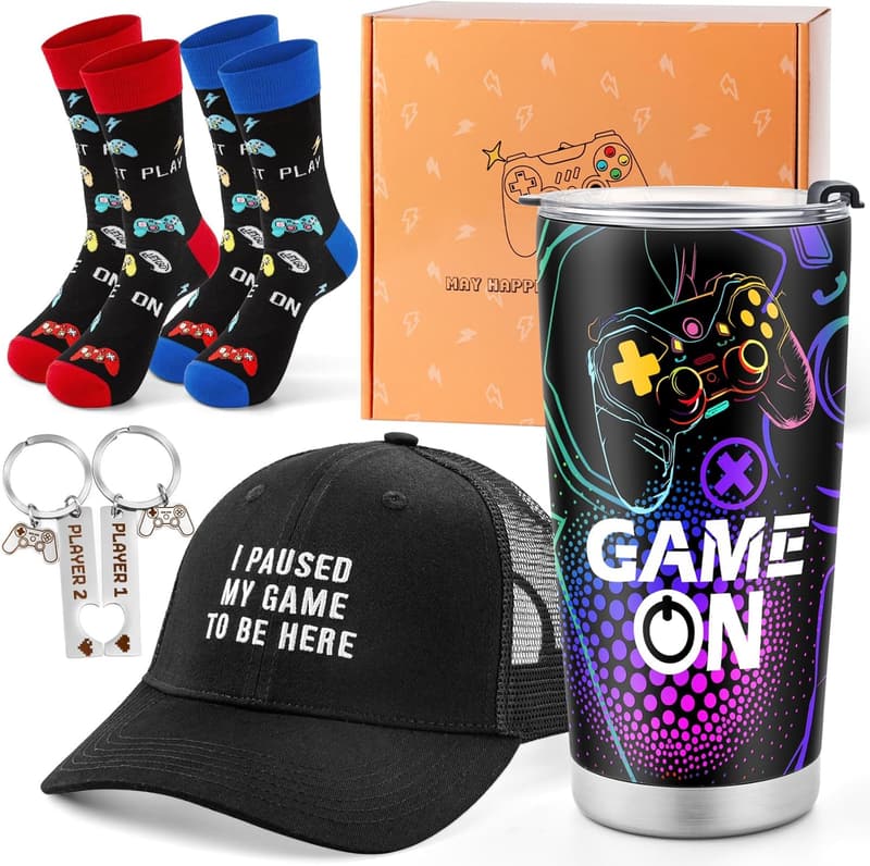 Gaming Tumbler Gift Set for Kids and Teens - Birthday or Christmas